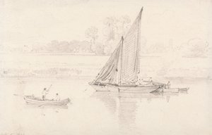 Il Tamigi a Kew, 9 febbraio 1806 da Unbekannt Unbekannt